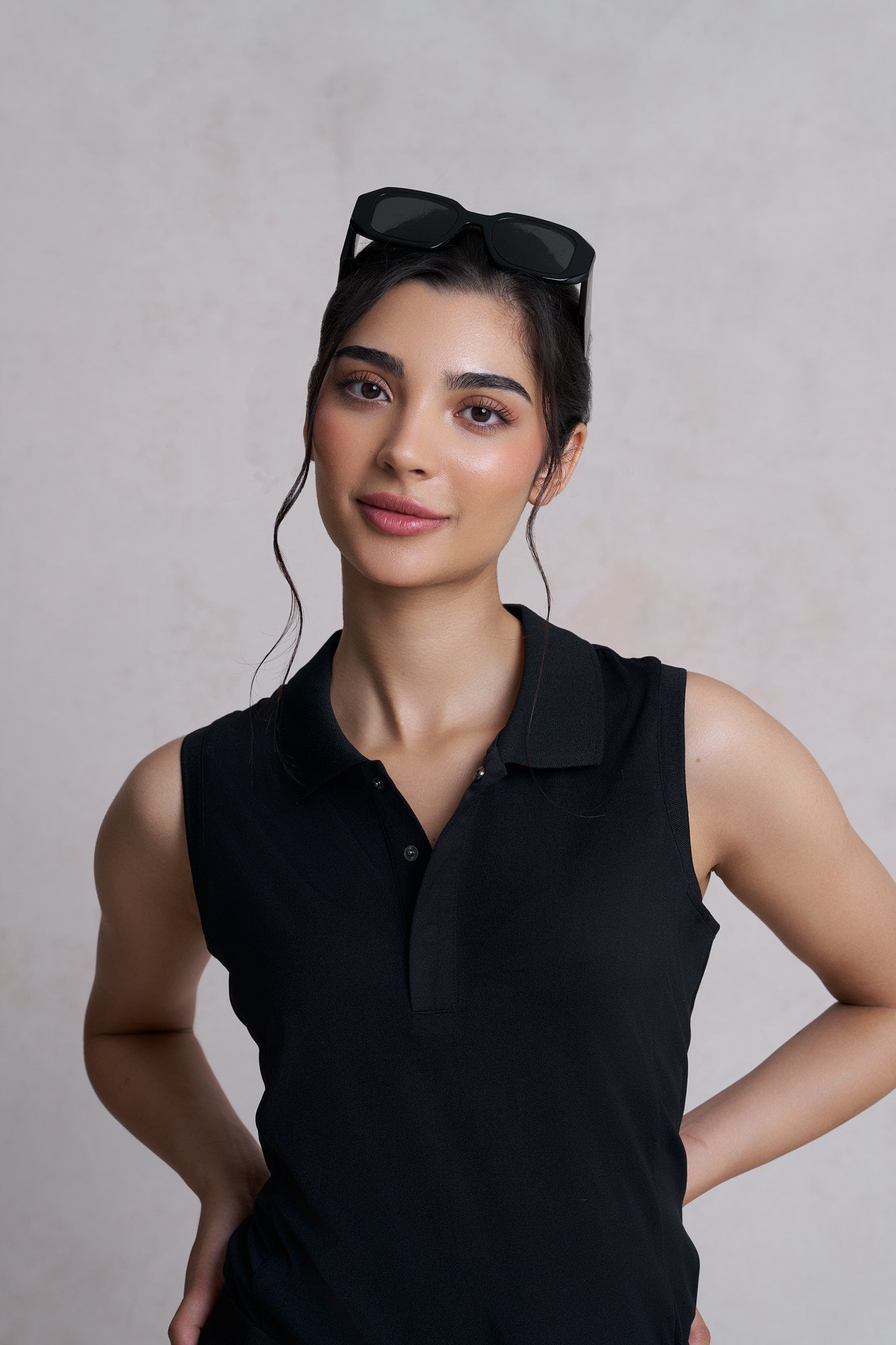 May Sleeveless Polo