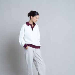 Alice Fleece-Lined Water Resistant Trousers - M, Pebble Mist