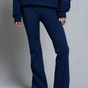 Ada Fleece-Lined Flared Leggings - M, Midnight Links